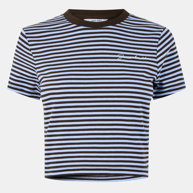 Image of Jack Wills Striped Baby T-Shirt - Multi Multi 8