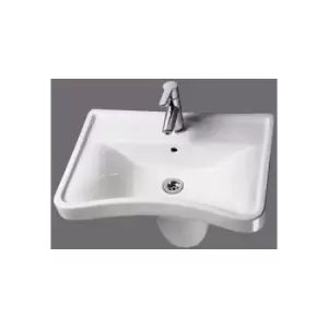 image of AKW Ergonomic Disability Concave Special Needs Basin 600mm Wide