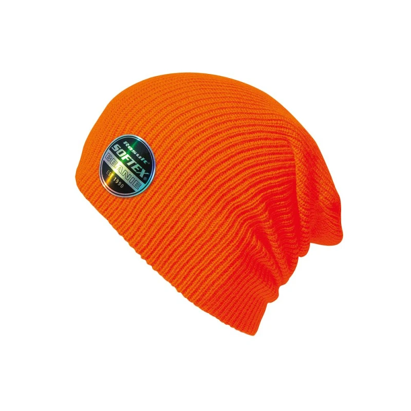 Image of Result Core Mens Soft Beanie in Tangerine Tangerine Male One Size