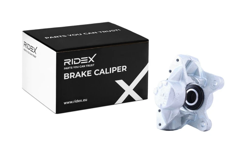 Image of RIDEX 78B0330 Brake caliper Rear Axle, without holder Cast Iron Brake Caliper (78)