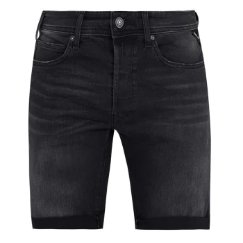 Image of Replay RBJ Denim Shorts - Grey