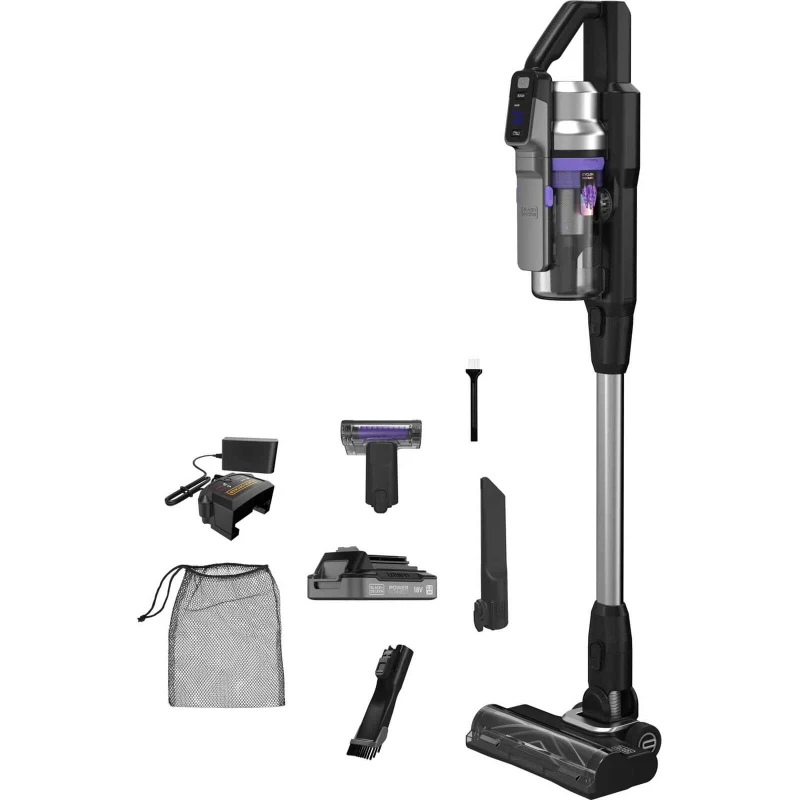 Image of Black and Decker BSV520BRP 18v Cordless Powerseries Pet Vacuum Cleaner 1 x 2ah Li-ion Battery Charger BSV520BRP