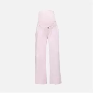 Missguided Maternity Wide Leg Jeans - Pink