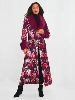 Joe Browns Janes Boutique Coat -plum, Plum, Size 12, Women