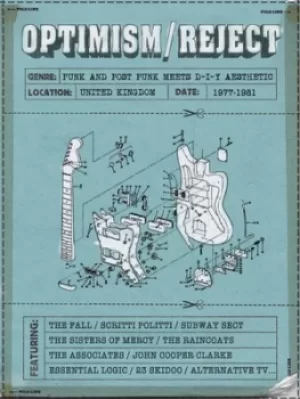 Image of Optimism/reject Punk and Post Punk Meets D-I-Y Aesthetic by Various Artists CD Album