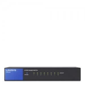 image of Linksys 1GB Unmanaged 8 Port Network Switch