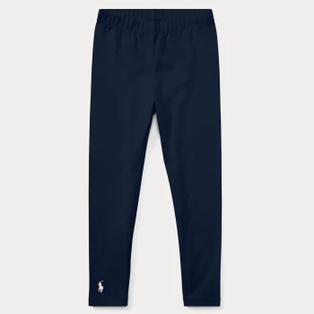 Image of Polo Ralph Lauren Girls Leggings - Navy - 8 Years