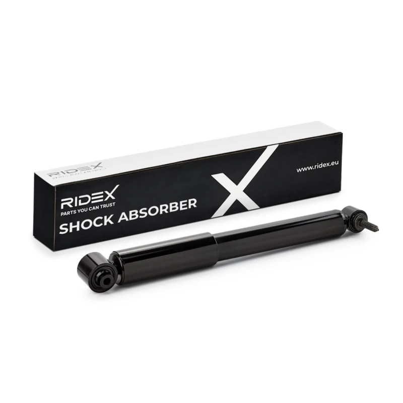 Image of RIDEX 854S20194 Shock absorber Rear Axle, Gas Pressure, Twin-Tube, Telescopic Shock Absorber, Bottom eye Shock Absorber (854)