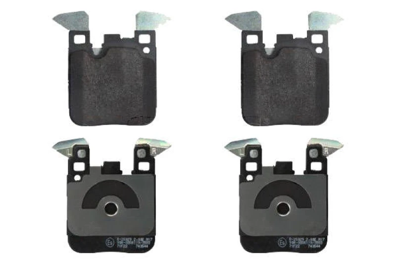Image of SWAG 20 91 6909 Brake pad set Rear Axle, with anti-squeak plate Brake Pad Set,disc brake (402)