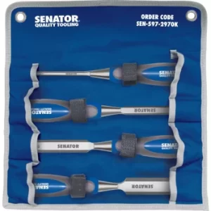 Image of 6-25MM Bevel Edge Wood Chisel Set 4-Pce