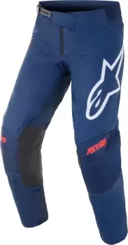 Alpinestars Techstar Venom Motocross Pants, white-red-blue, Size 30, white-red-blue, Size 30