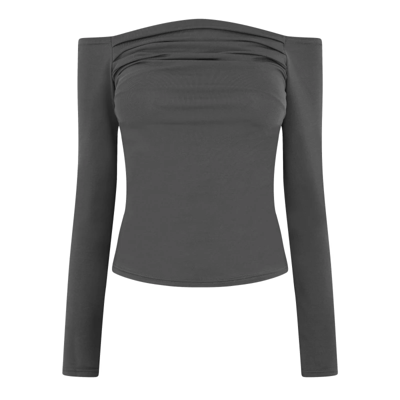 Image of Jack Wills Long Sleeve T-Shirt - Grey Grey 6