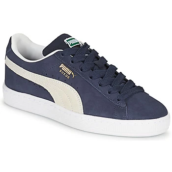 Puma SUEDE JR boys's Childrens Shoes Trainers in Blue kid,4 kid,5,6