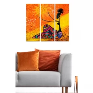 Image of MDF1190556745 Multicolor Decorative MDF Painting (3 Pieces)