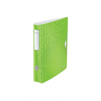 image of 180 Active WOW Lever Arch File A4. 50MM. Green - Outer Carton of 5