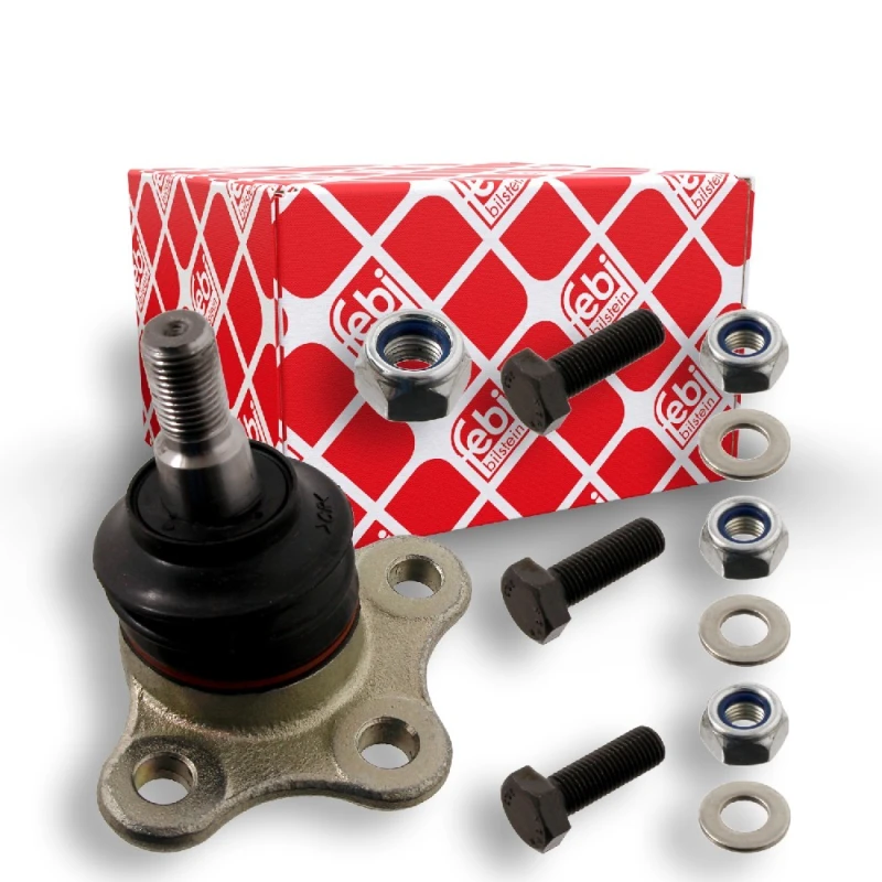 Image of FEBI BILSTEIN 26125 Ball joint Front Axle Right, with fastening/mounting material Support-/Steering Link (2462)