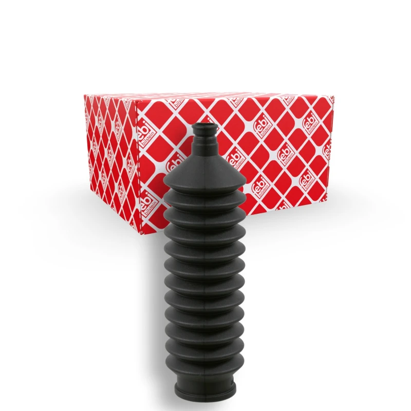 Image of FEBI BILSTEIN 12531 Steering Rack Boot Front Axle Left, Rubber Rubber Bellow,steering (191)
