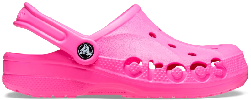 Image of Crocs Unisex Baya Clogs Electric Pink W4/M3