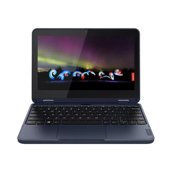 Image of Lenovo 500w Gen 3 82J3 Celeron N5100 4GB 128GB SSD 11.6" Windows 11 Pro Laptop