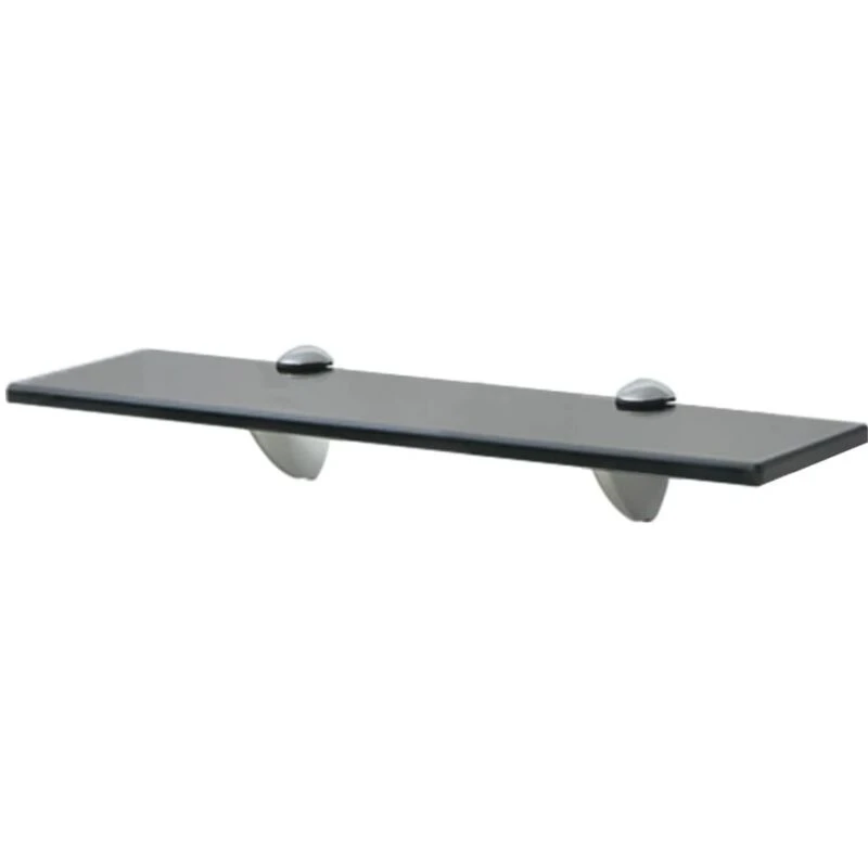 Image of vidaXL Floating Shelf Glass 40x20cm Sheet Plate Storage Room Shelving Display