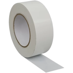 Image of Sealey Duct Tape White 50mm 50m