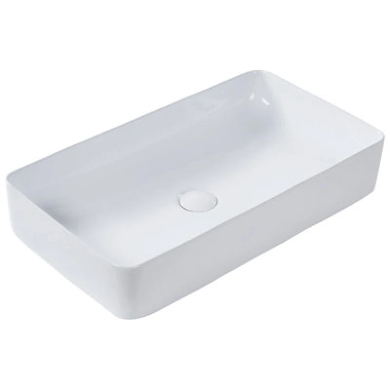 Image of Beliani Countertop Basin Ulua 610 X 350 mm Ceramic White