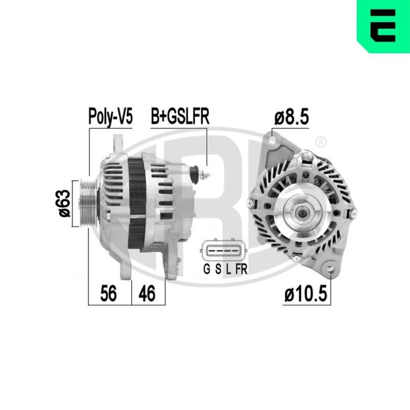 Image of ERA Alternator ERA 209350A
