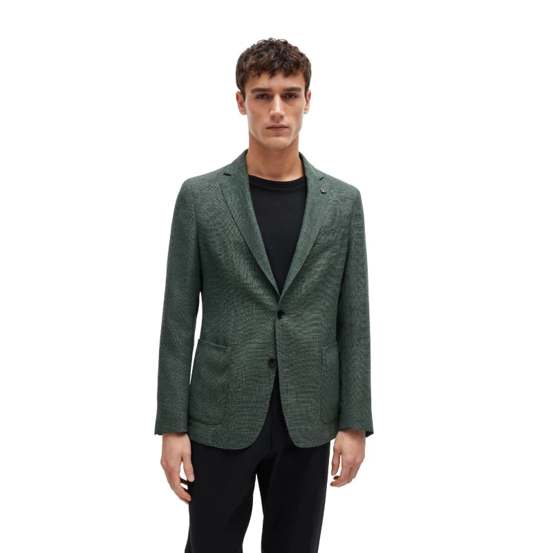 Image of Boss Mens C Hanry Formal Jacket Pastel Green male 36 (46)