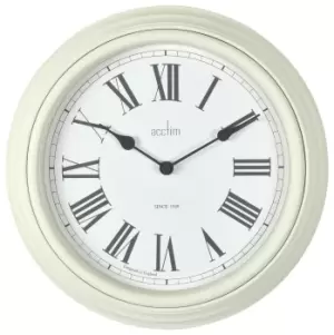 image of Acctim Vintage Wall Clock - Cream