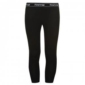 image of Firetrap Jacquard Leggings Infant Girls - Jet Black