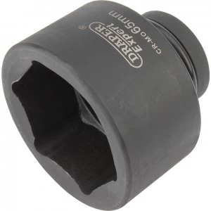 Image of Draper Expert 1" Drive Hexagon Impact Socket Metric 1" 65mm