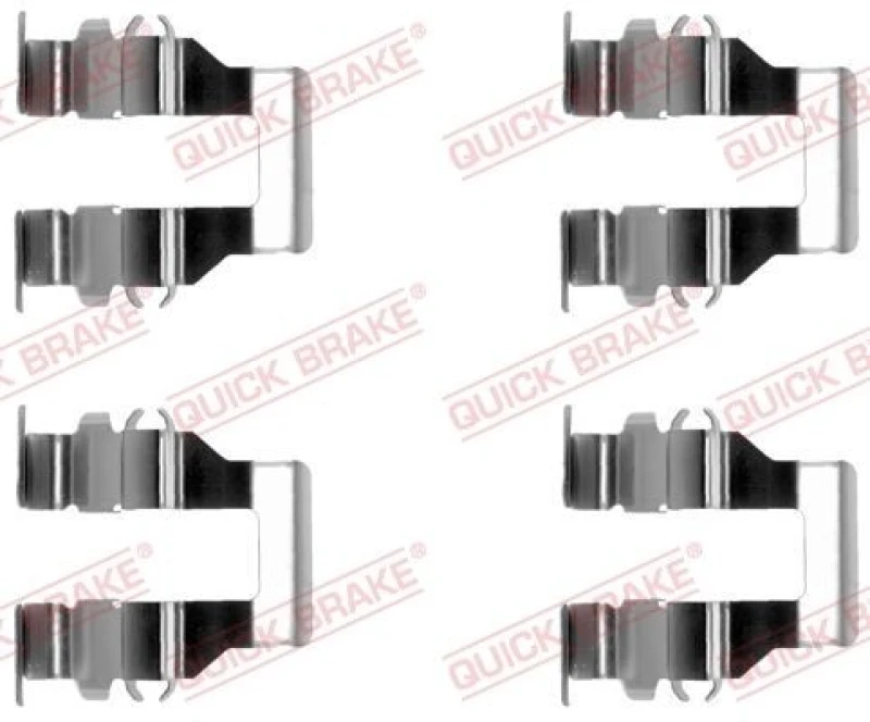 Image of QUICK BRAKE Brake pad fitting kit QUICK BRAKE 109-1199