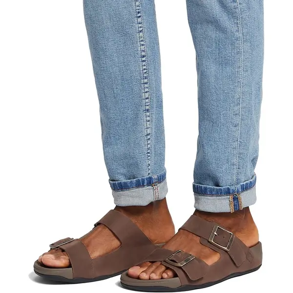 Image of FitFlop Mens Gogh Moc Buckle Adjustable Slide Sandal - UK 10