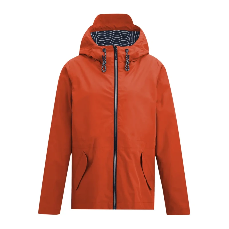 Image of Womens waterproof jacket Regatta Bayletta Orange Female 48