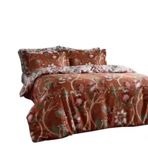 image of Paoletti Botanist Duvet Cover Set (Double) (Russet)