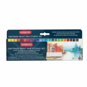 image of Derwent Inktense Paint 24 Pan Studio Set