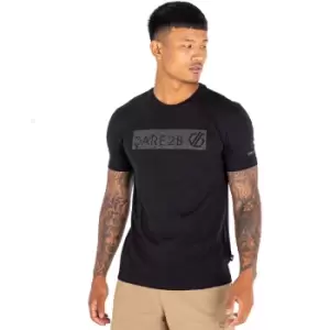 Image of Dare 2B Mens Dispersed Cotton Casual Graphic T Shirt 3XL- Chest 50', (127cm)