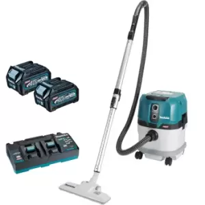 image of Makita VC003GLD22 40V Max XGT Cordless Brushless Vacuum Cleaner