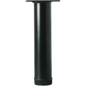 Wickes Round Furniture Leg - Black 32 x 100mm