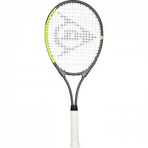 image of Dunlop CV Team 27 Tennis Racket Juniors - Silver/Yellow