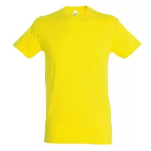 Image of SOLS Mens Regent Short Sleeve T-Shirt (L) (Lemon)
