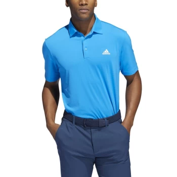 Image of adidas Ultimate365 Solid Left Chest Polo Shirt blue rush - M