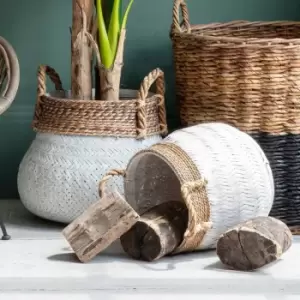 Image of Crossland Grove Sora Bamboo Basket Set Of 2