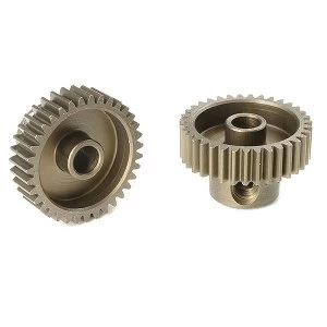 image of Corally 64 Dp Pinion Short Hardened Steel 35 Teeth Shaft Dia. 3.17Mm