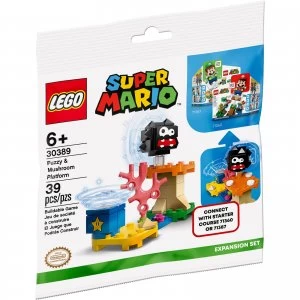 image of LEGO Super Mario : Fuzzy & Mushroom Platform Expansion Set (30389)