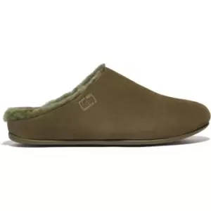 Image of Fit Flop Womens Chrissie Shearling Lined Suede Slippers UK Size 6 (EU 39)