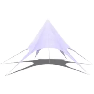 Image of Gazebo Hexagon Star Garden Pavilion 14m Vidaxl White