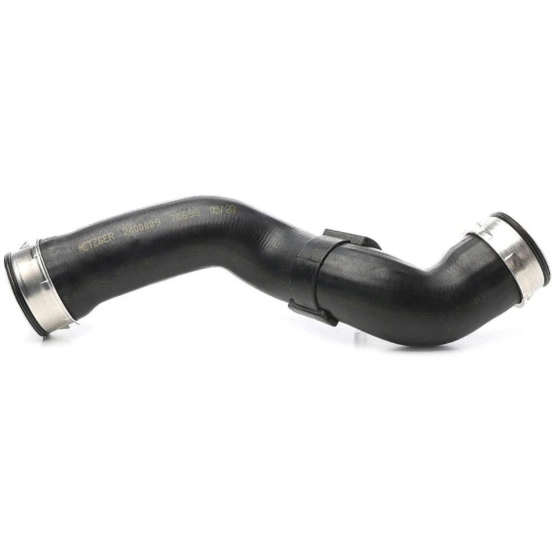 Image of METZGER 2400009 Turbocharger Hose with quick couplers, Rubber with fabric lining Rubber with fabric lining Charger Intake Hose (3314)