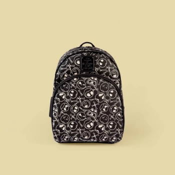 Image of Loungefly Disney The Nightmare Before Christmas Jack Skellington Skull and Bones Mini Backpack - VeryNeko Exclusive