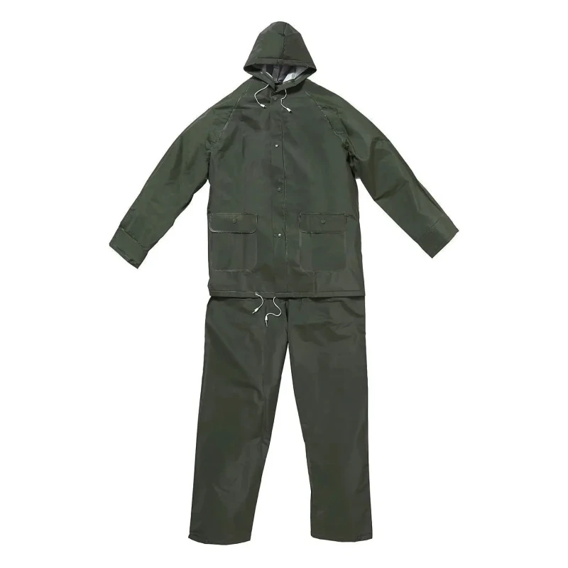 Image of Rouchette Waterproof outfit Rouchette Bruine Vert Unisex L bruine-ens-pluie-pvc